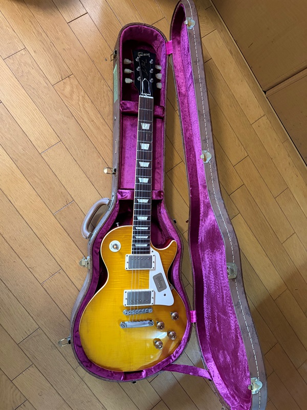 Gibson CUSTOM SHOP Historic Collection1958 Les Paul Reissue Lightly Figured VOS "Hand Selected" 2013 Version Faded Lemon Burstの画像